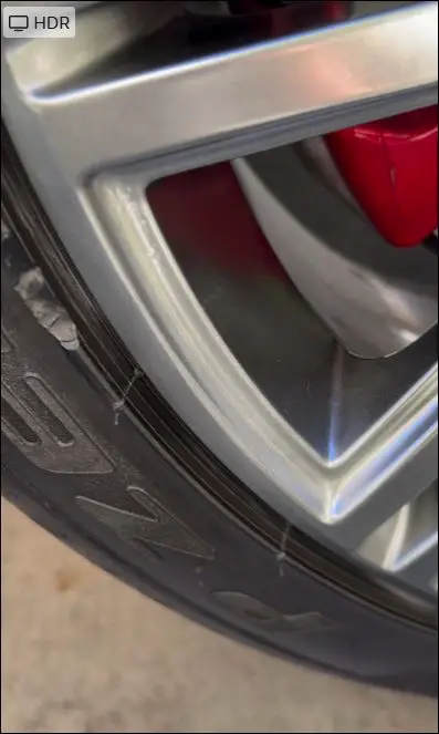 Mobile Wheel Repair Anaheim Bentley wheel after curb rash repair