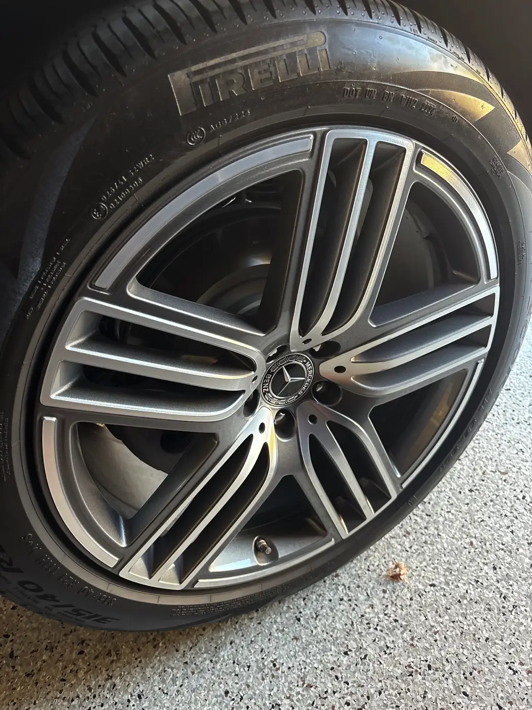 Mobile Wheel Repair Anaheim Mercedes-Benz wheel after curb rash repair