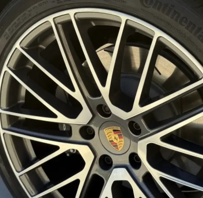 Mobile Wheel Repair Anaheim Porsche wheel after curb rash repair